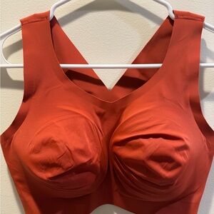 Women's Orange Sports Bra